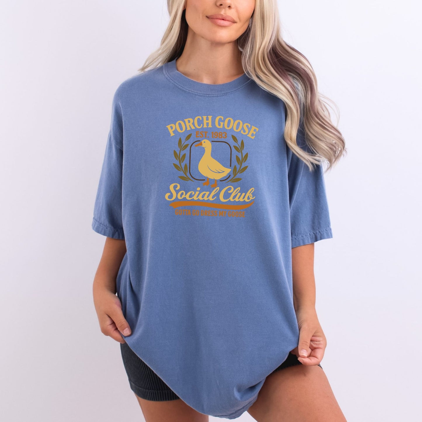 Porch Goose Social Club - Comfort Colors ® Heavyweight Ring Spun T-shirt