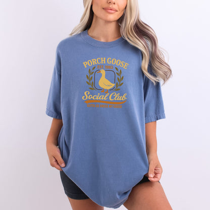 Porch Goose Social Club - Comfort Colors ® Heavyweight Ring Spun T-shirt