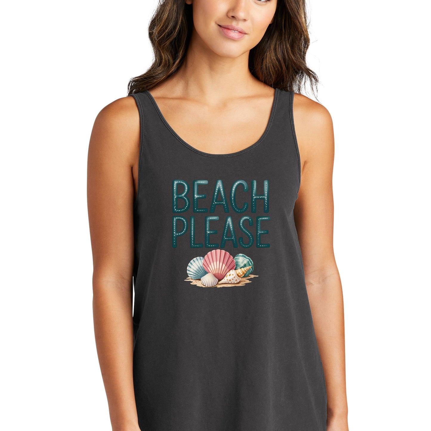 Beach Please - Beach Washed Women's Tank