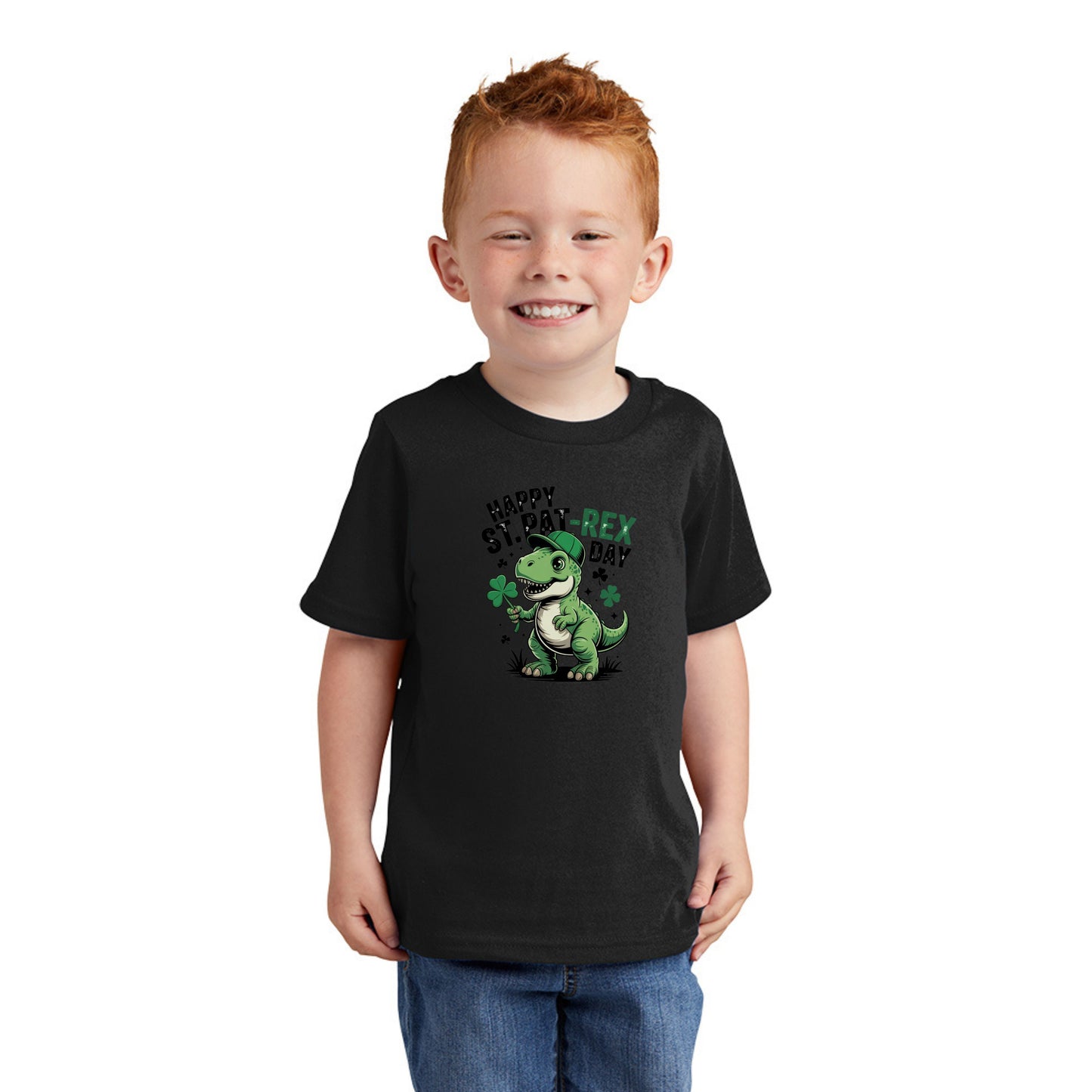 Happy St. Pat-Rex Day - Dinosaur Toddler T-shirt