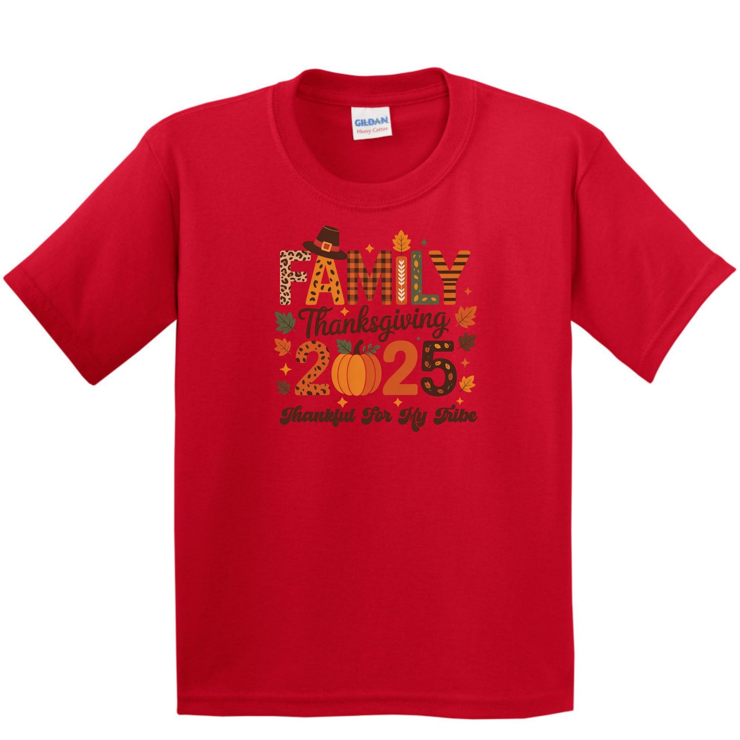 Family Thanksgiving Shirts - Thankful for my tribe - YOUTH & TODDLER SIZES
