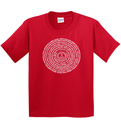 CAN YOU SAY PEACE - Youth Heavy Cotton Short Sleeve T-shirt - CAN YOU SAY PEACE LLC