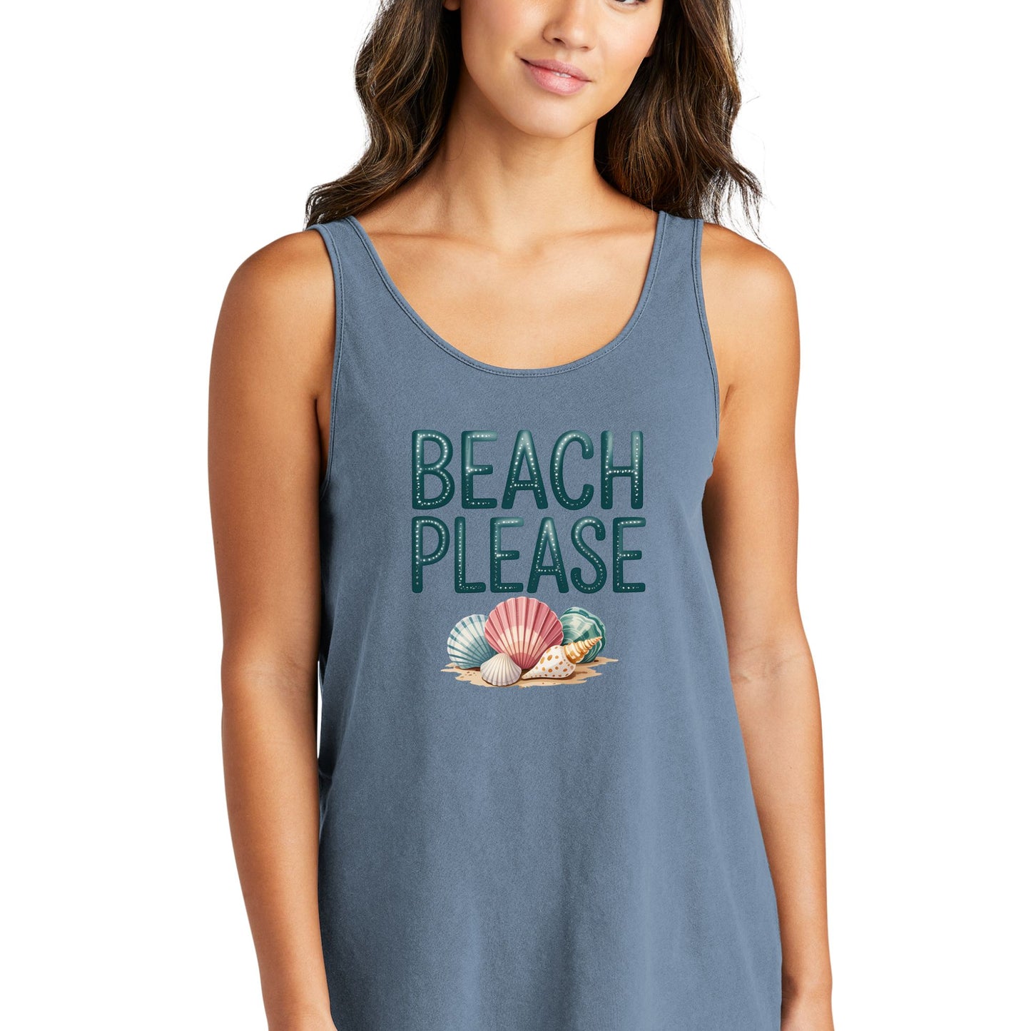 Beach Please - Beach Washed Women's Tank