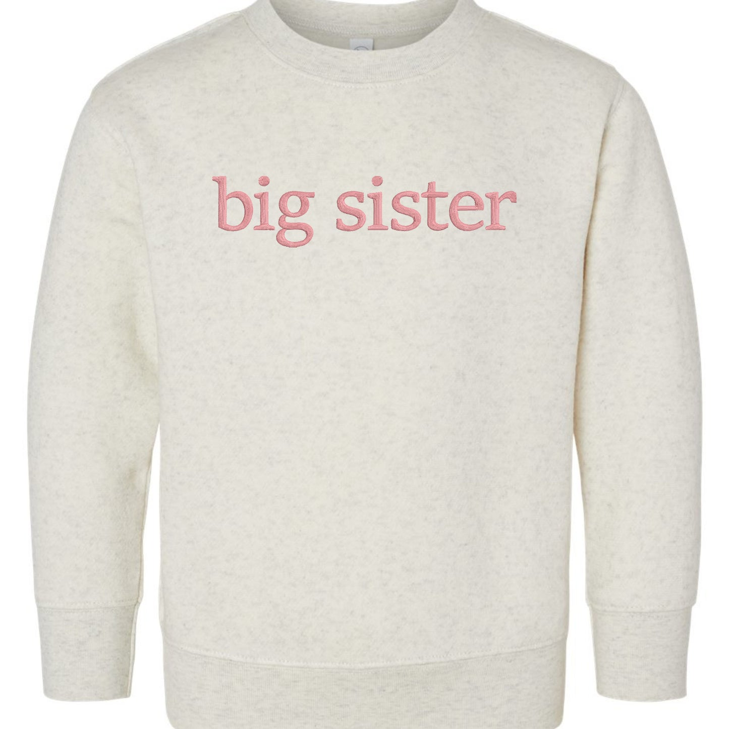 Faux Embroidery Big/Little Brother/Sister Matching Tops