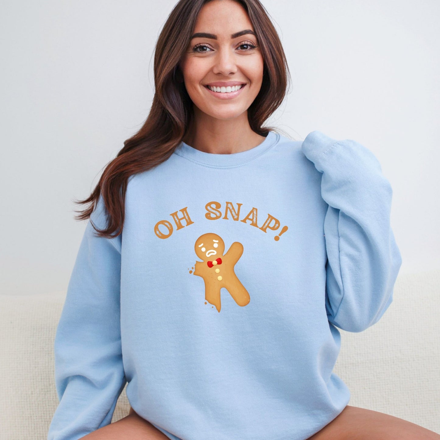 OH SNAP!  Fun and Festive Gingerbread Cookie Sweatshirt