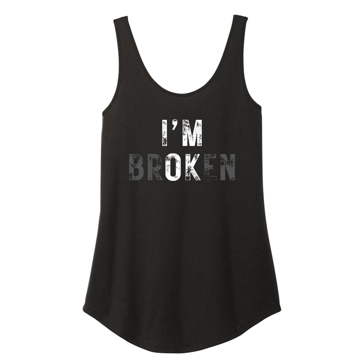 I'M OK | I'M BROKEN - Distressed Graphic Apparel