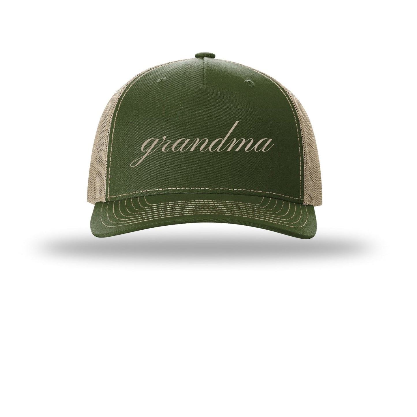 Custom Richardson 112FP Trucker Cap – Personalized for Grandma, Grandpa & More | Choose Your Font | Add Any Name