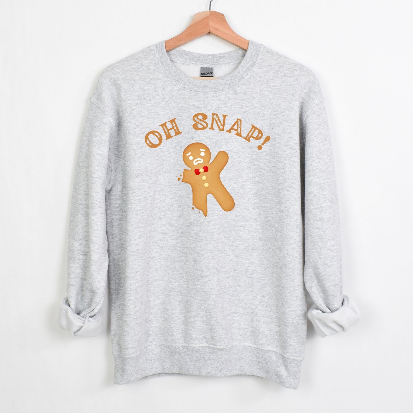 OH SNAP!  Fun and Festive Gingerbread Cookie Sweatshirt