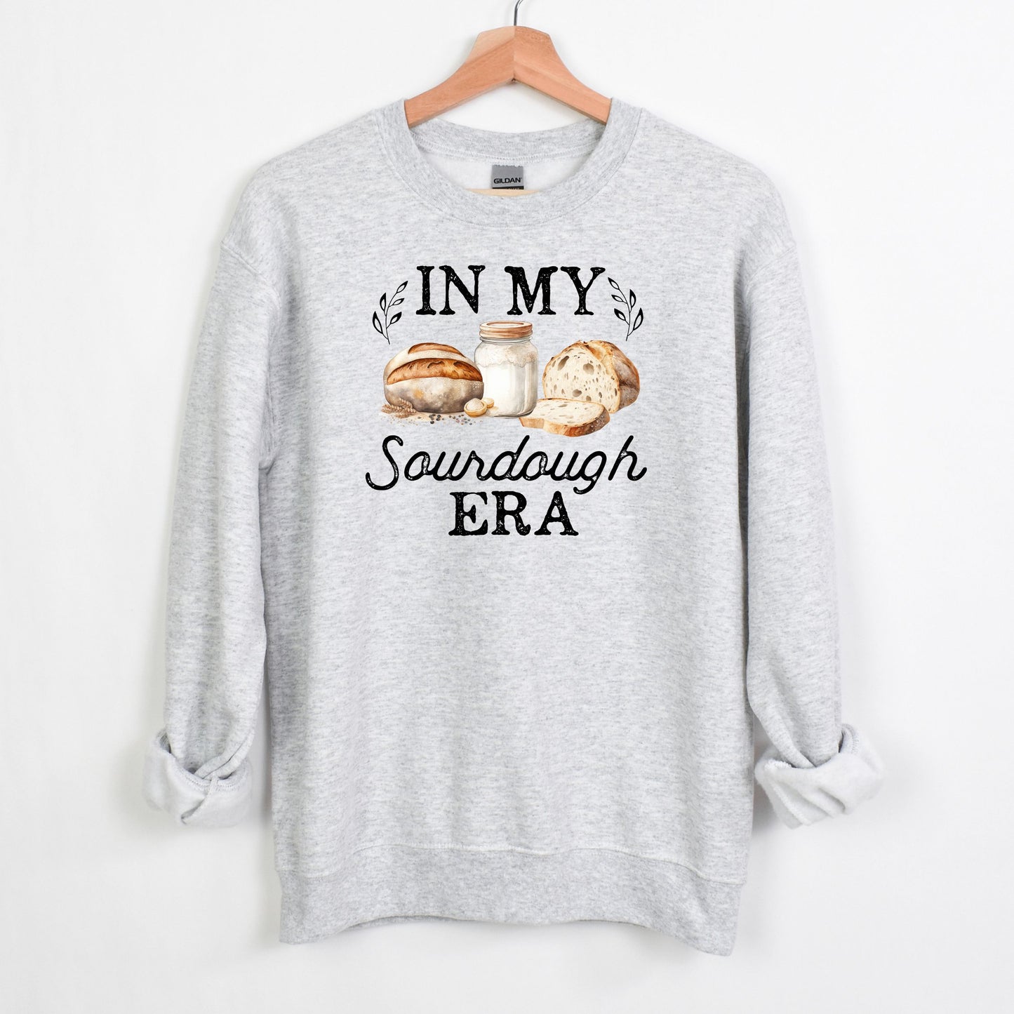 In My Sourdough Era - Gildan Heavy Cotton Crewneck Sweatshirt