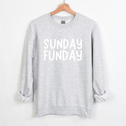 Sunday Funday - Sudadera con cuello redondo