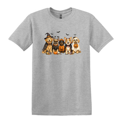 Halloween Pups -  Heavy Cotton Unisex T-shirt