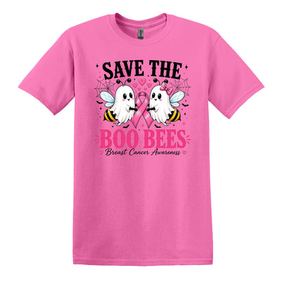 Save the Boo Bees - Breast Cancer Awareness - Gildan Softstyle T-shirt