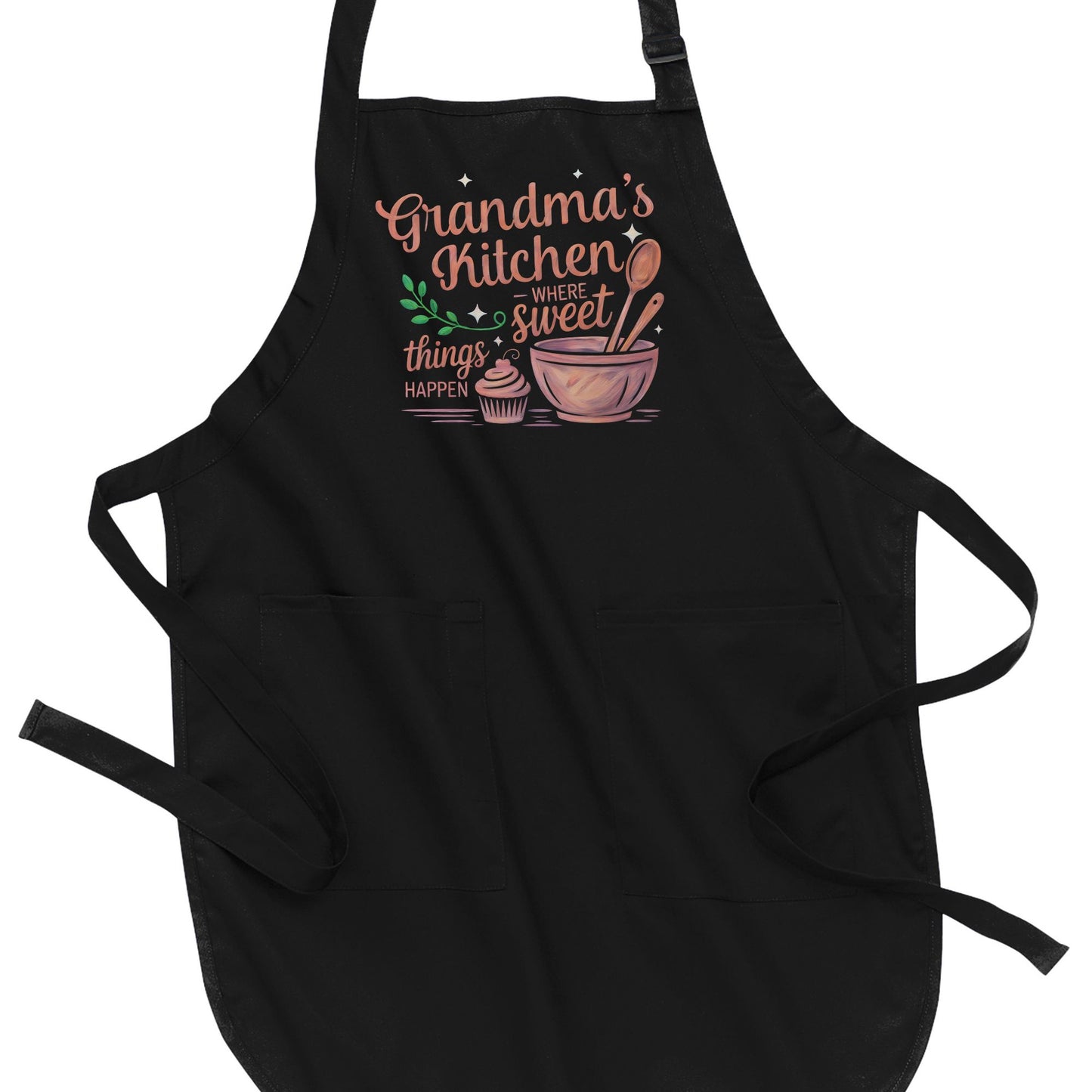 Grandma's Kitchen - Where Sweet Things Happen - Port Authority® Full-Length Apron with Pockets
