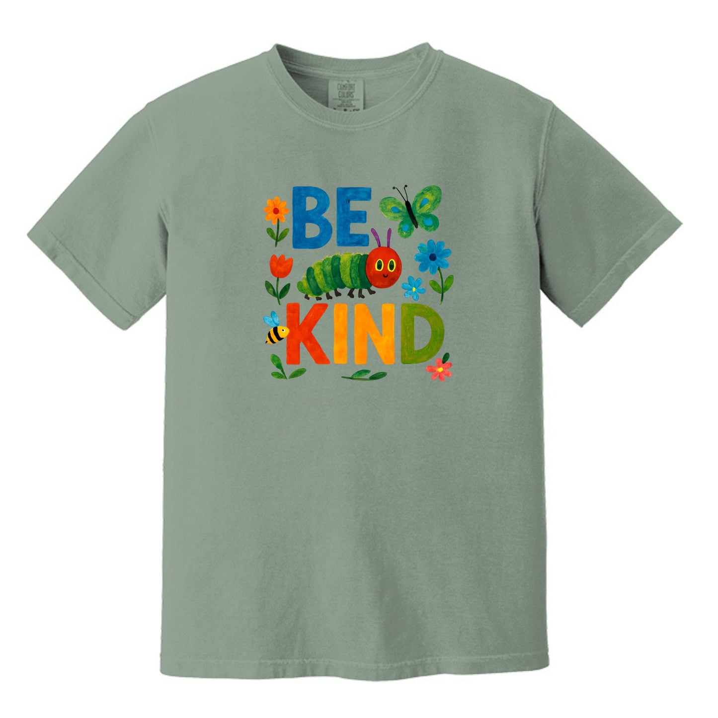 Be Kind Caterpillar T-Shirt - Comfort Colors ® Heavyweight Ring Spun Tee