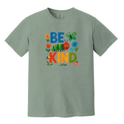 Be Kind Caterpillar T-Shirt - Comfort Colors ® Heavyweight Ring Spun Tee