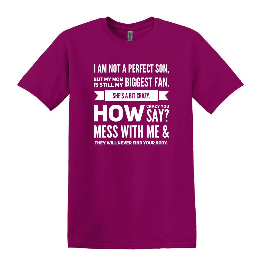 I am not a perfect son - Gildan Heavy Cotton T-shirt