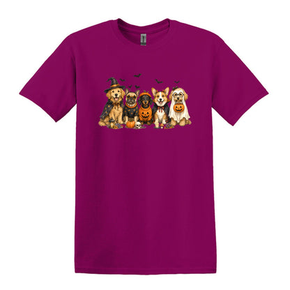 Halloween Pups -  Heavy Cotton Unisex T-shirt