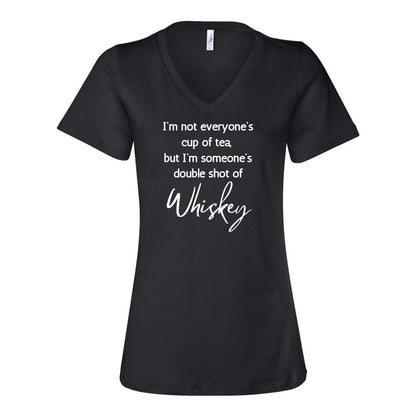 Double shot of Whiskey - Unisex or Women's Relaxed V-Neck