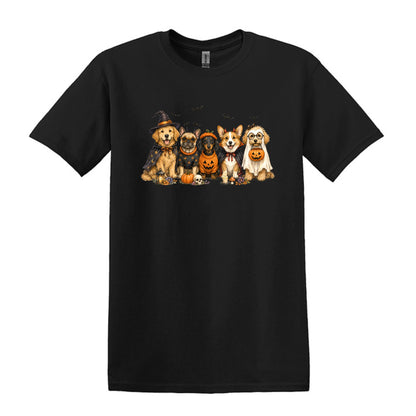Halloween Pups -  Heavy Cotton Unisex T-shirt