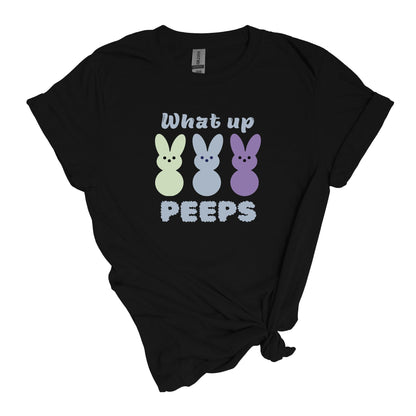 What up Peeps - Adult Unisex Soft T-Shirt