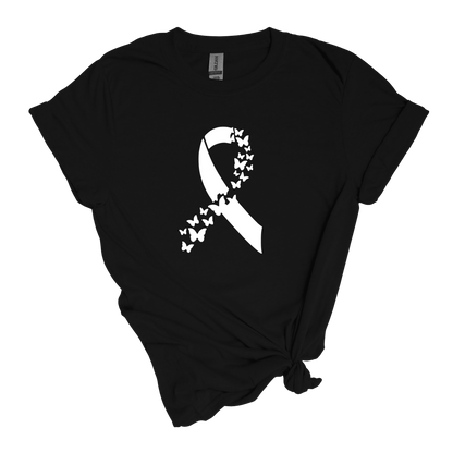 T-shirt ruban cancer du poumon