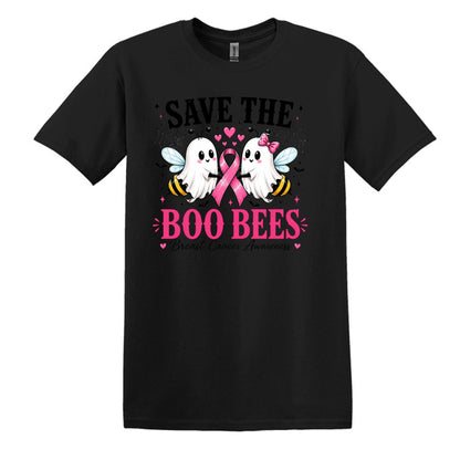 Save the Boo Bees - Breast Cancer Awareness - Gildan Softstyle T-shirt