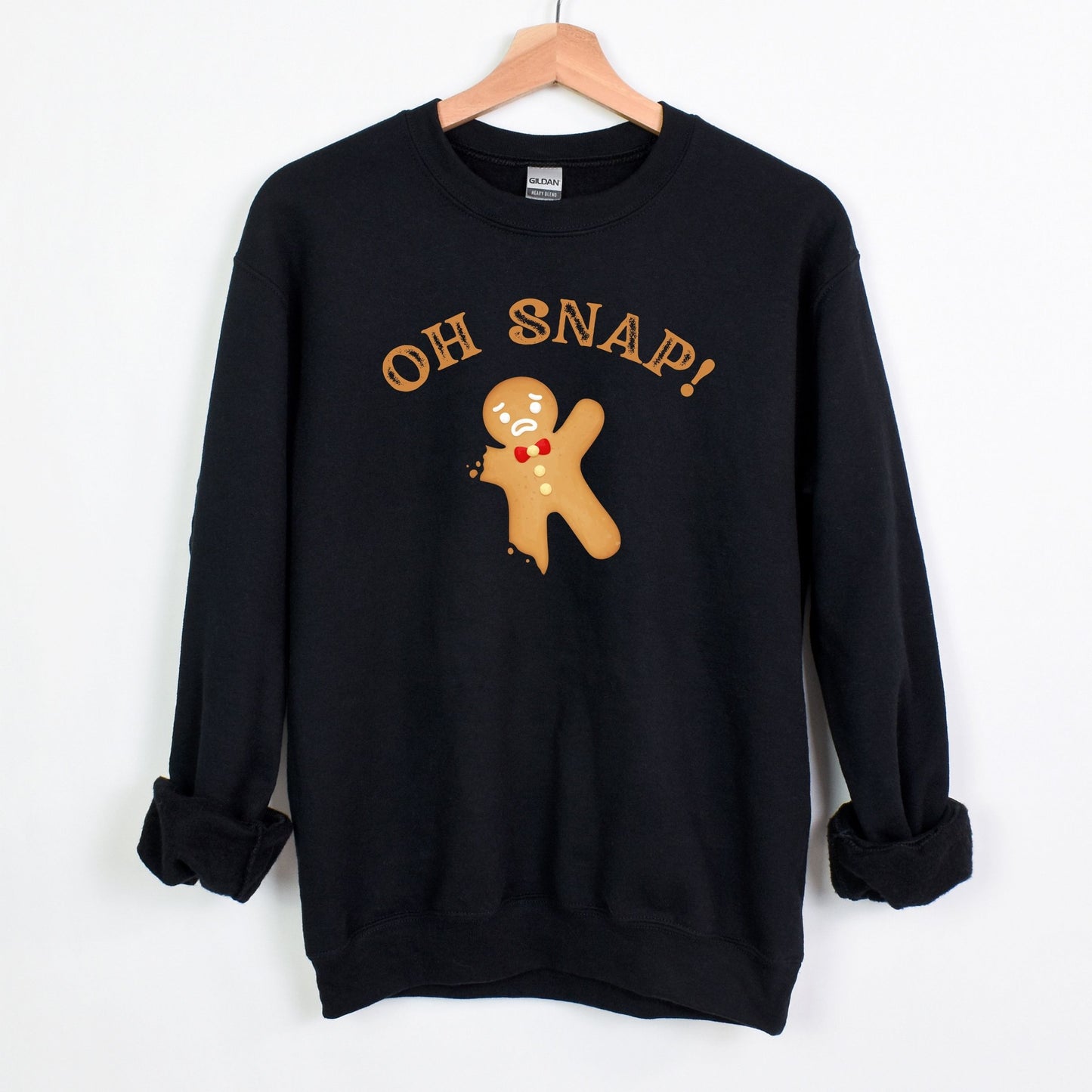 OH SNAP!  Fun and Festive Gingerbread Cookie Sweatshirt