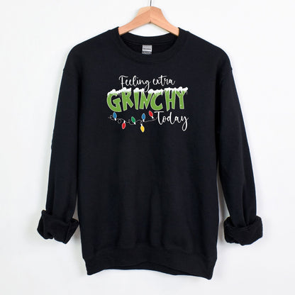 Feeling Extra Grinchy Today - Crewneck Sweatshirt