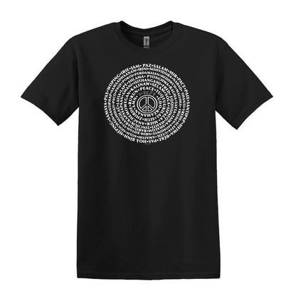 Can You Say PEACE - Gildan Heavy Cotton Unisex T-shirt - artwork designed by Cynthia NeJame