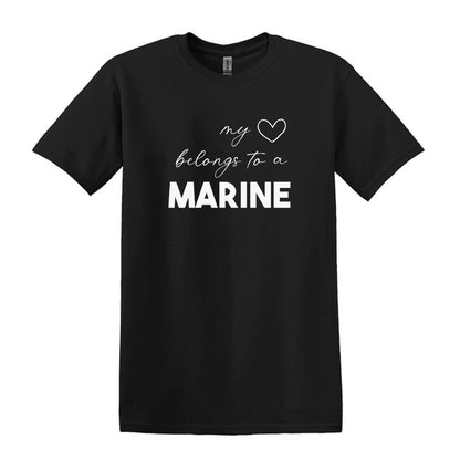 Mi corazón pertenece a un marino - Camiseta de manga corta