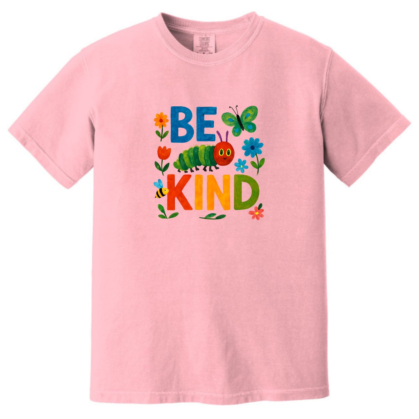 Be Kind Caterpillar T-Shirt - Comfort Colors ® Heavyweight Ring Spun Tee