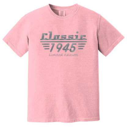 Classic Milestone Tee - Comfort Colors ® Heavyweight Ring Spun Tee - Customize with Birth Year!
