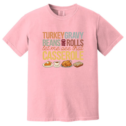 Turkey Gravy Beans and Rolls - Comfort Colors ® Heavyweight Ring Spun Tee