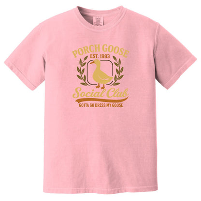 Porch Goose Social Club - Comfort Colors ® Heavyweight Ring Spun T-shirt
