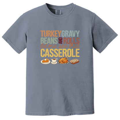 Turkey Gravy Beans and Rolls - Comfort Colors ® Heavyweight Ring Spun Tee