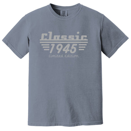 Classic Milestone Tee - Comfort Colors ® Heavyweight Ring Spun Tee - Customize with Birth Year!