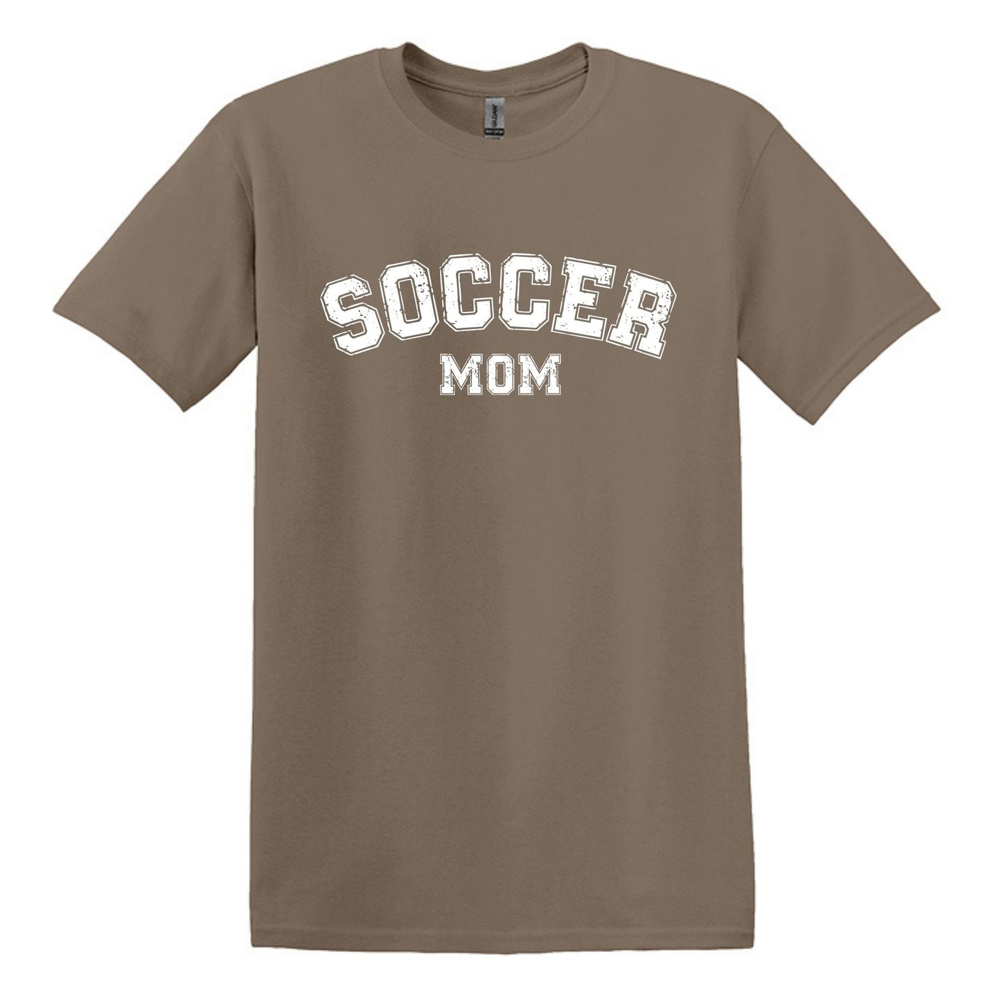 Soccer Mom / Dad - Distressed Athletic Artwork | Heavy Cotton Unisex T-shirt