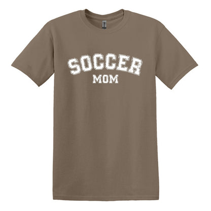 Soccer Mom / Dad - Distressed Athletic Artwork | Heavy Cotton Unisex T-shirt