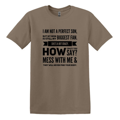 I am not a perfect son - Gildan Heavy Cotton T-shirt