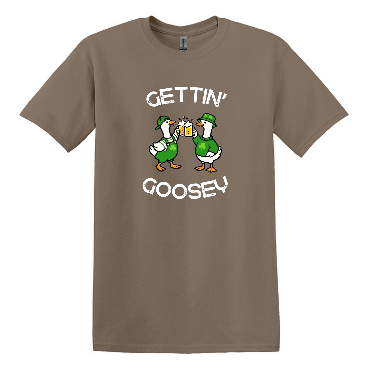 Gettin' Goosey - Fun Irish Heavy Cotton T-shirt