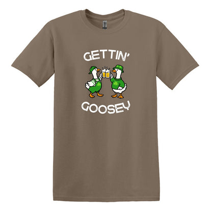 Gettin' Goosey - Fun Irish Heavy Cotton T-shirt
