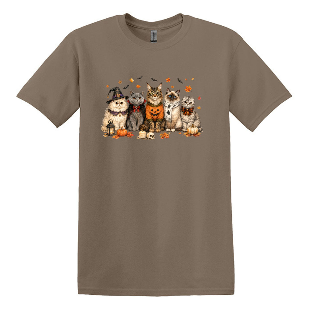 Halloween Cats -  Heavy Cotton Unisex T-shirt