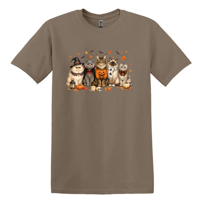 Halloween Cats -  Heavy Cotton Unisex T-shirt