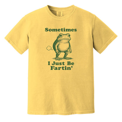 Sometimes I Just Be Fartin' - Funny Frog T-shirt