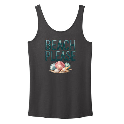 Beach Please - Beach Washed Women's Tank