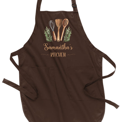 Personalized Kitchen Apron - Port Authority® Full-Length Apron with Pockets