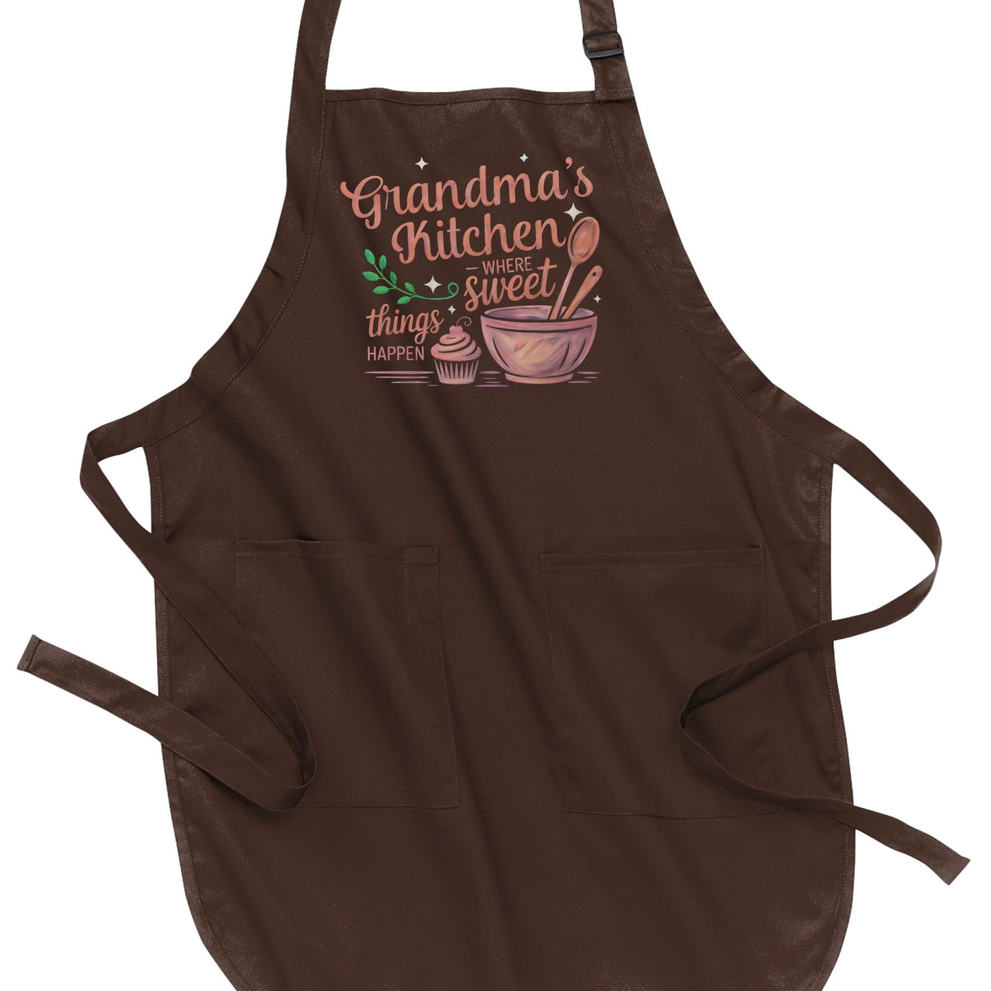 Grandma's Kitchen - Where Sweet Things Happen - Port Authority® Full-Length Apron with Pockets