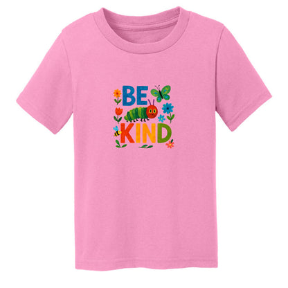 Be Kind - Colorful Caterpillar Toddler T-shirt