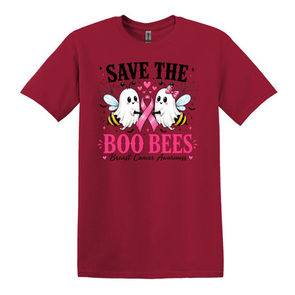 Save the Boo Bees - Breast Cancer Awareness - Gildan Softstyle T-shirt