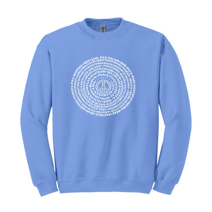 Can You Say PEACE - Gildan Crewneck - artwork designed by Cynthia NeJame